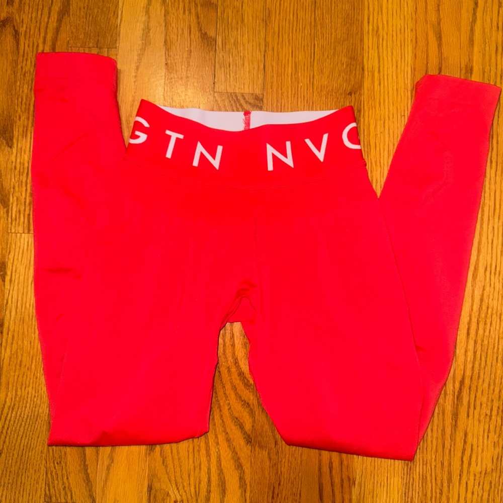 NVGTN Sport Seamless Leggings Scarlet - Picture 5 of 6